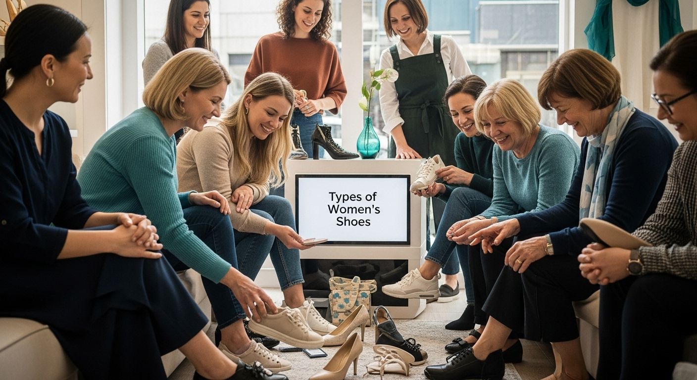 types of women's shoes fashion shopping