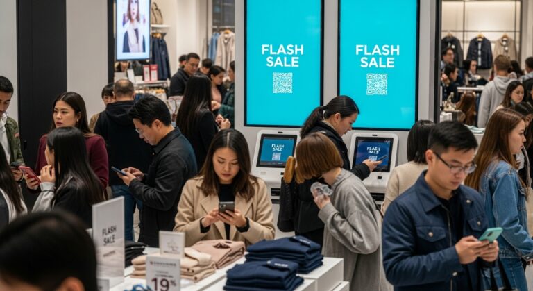 flash sale shoppers
