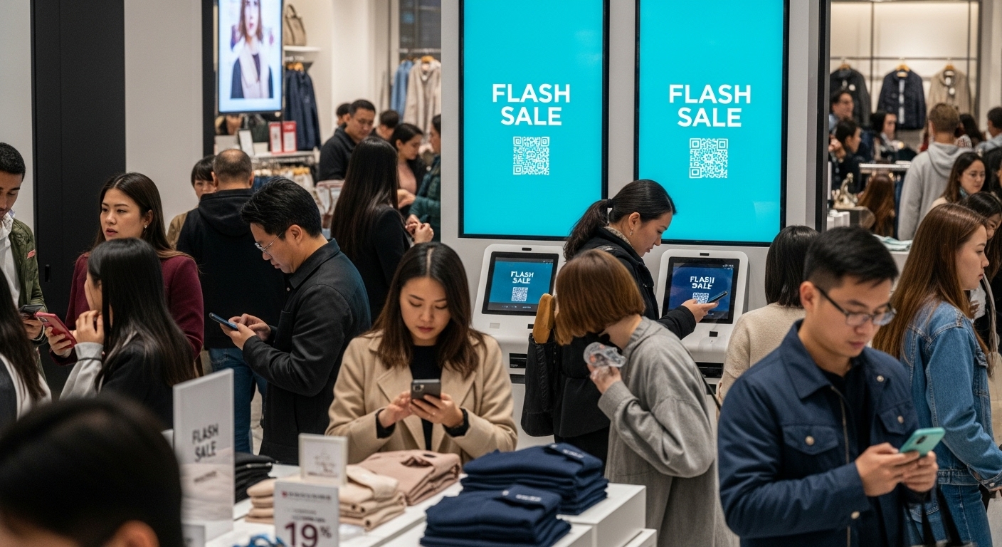 flash sale shoppers