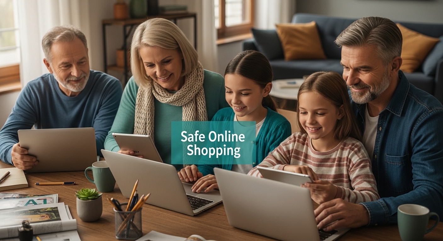safe online shopping photo