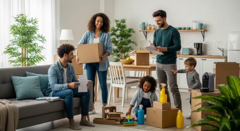 new home essentials, moving in, home checklist