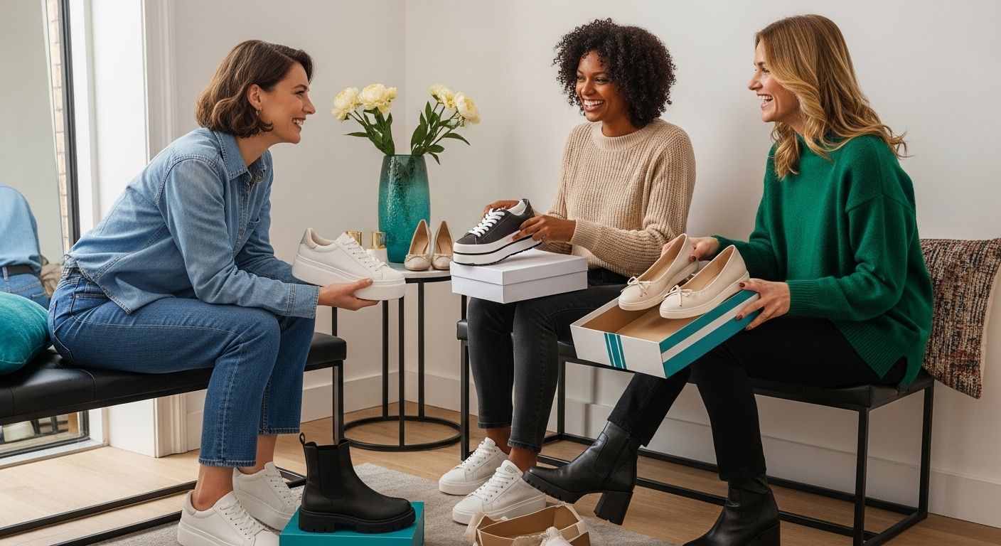 women trending shoes boutique