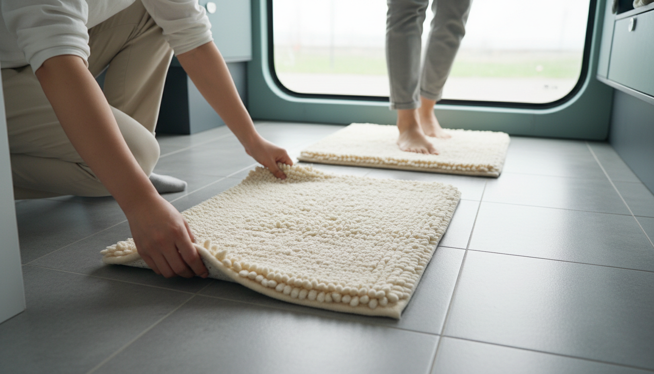 Plush Bath Mats on Tile: Safe or Slippery?