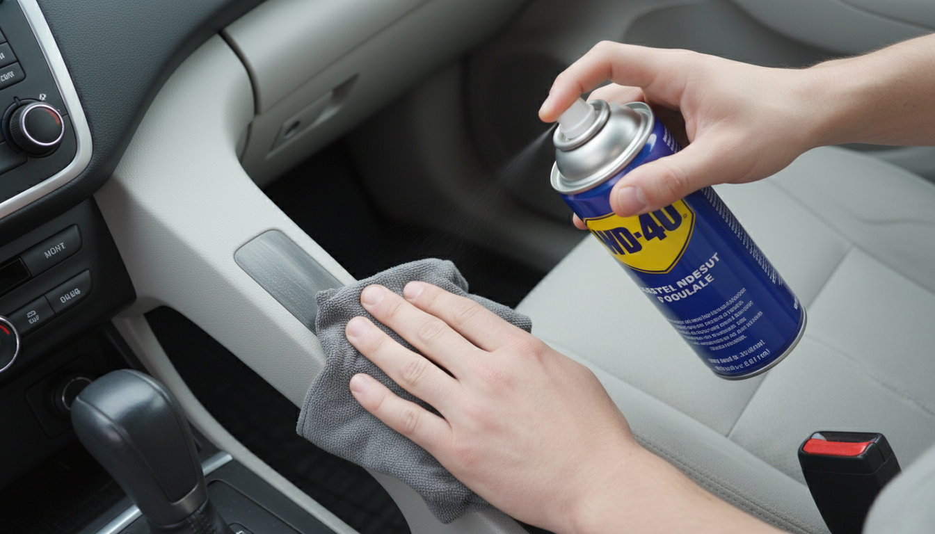 WD-40 on Plastic Trim: Quick Darkening, Not Restoring