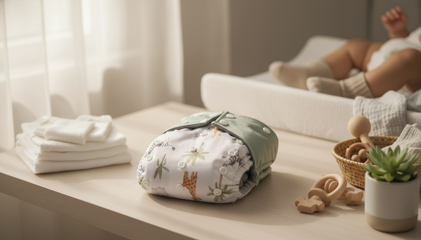 Bamboo Charcoal Pocket Cloth Diaper: Reusable & Cute