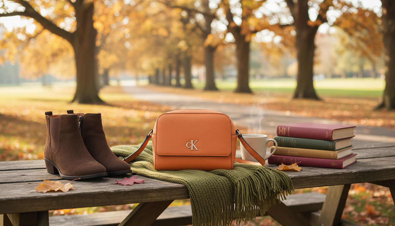 Calvin Klein Compact Faux Leather Bag for Fall/Winter