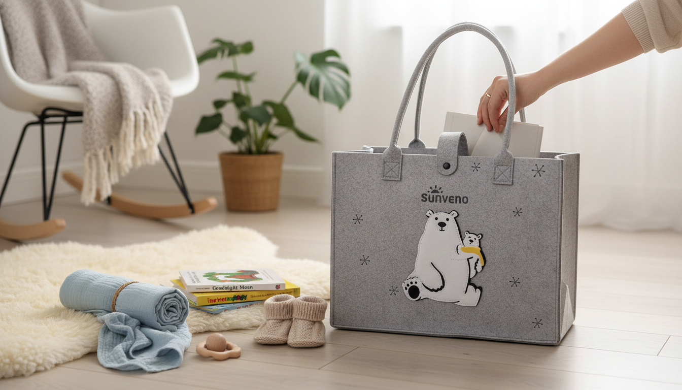 Chic Mommy Tote: Stylish High-Capacity Baby Travel Bag