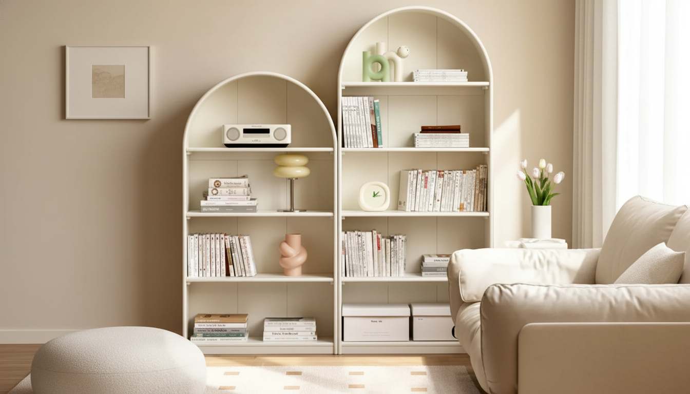 Modern Minimalist Wooden Bookcase: Calm Storage Ideas