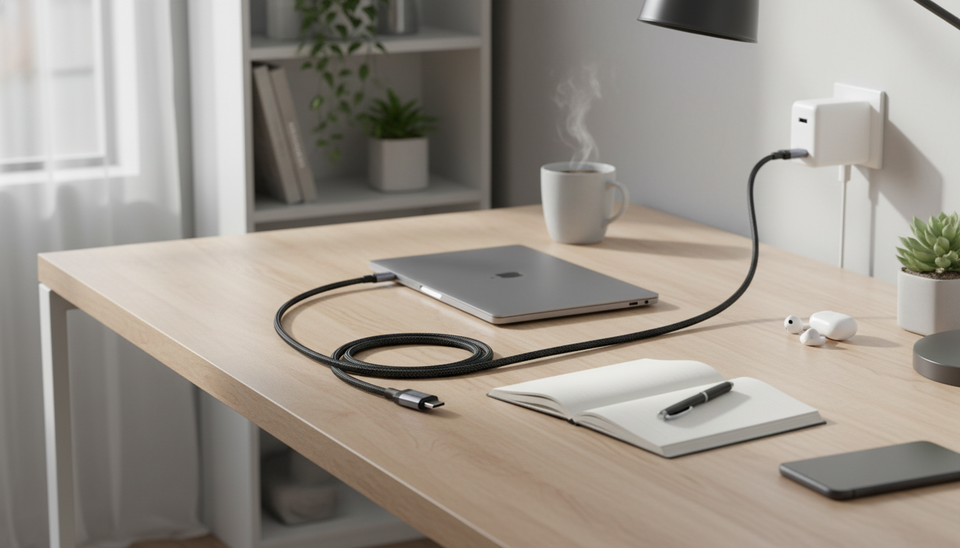 PD 100W USB-C Cable: Fast Charging for iPhone & Android