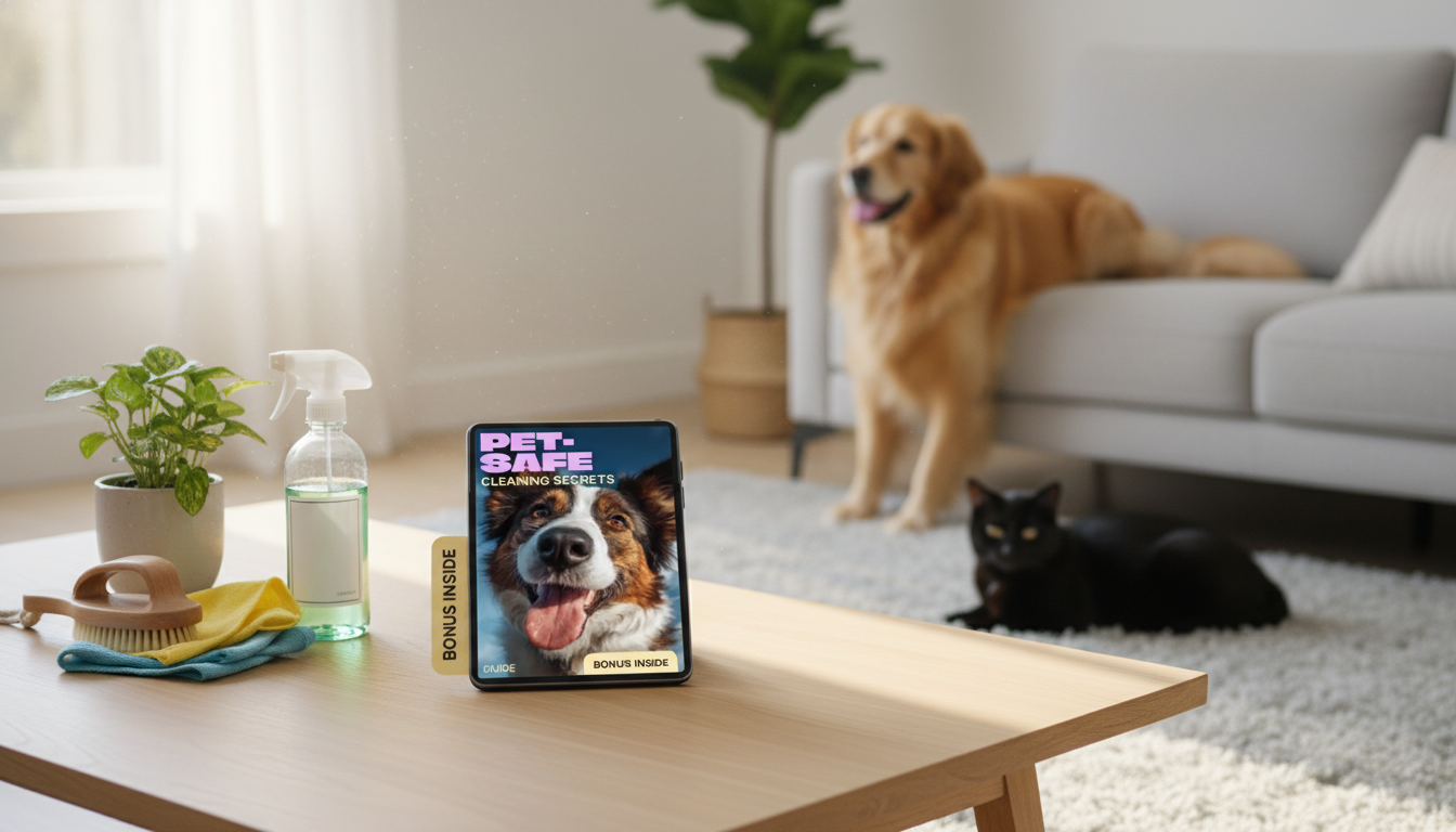 Pet-Safe Cleaning Secrets for a Healthier Smart Home