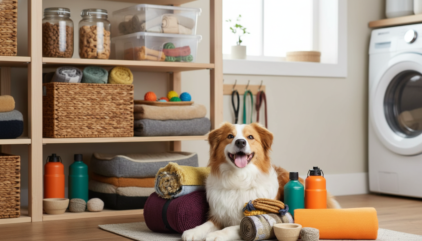 Pet Supply Storage Made Easy: Zones, Bins & Safety Tips