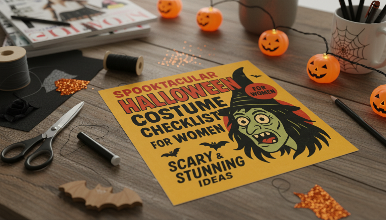 Scary & Stunning Halloween Costume Checklist (Printable)