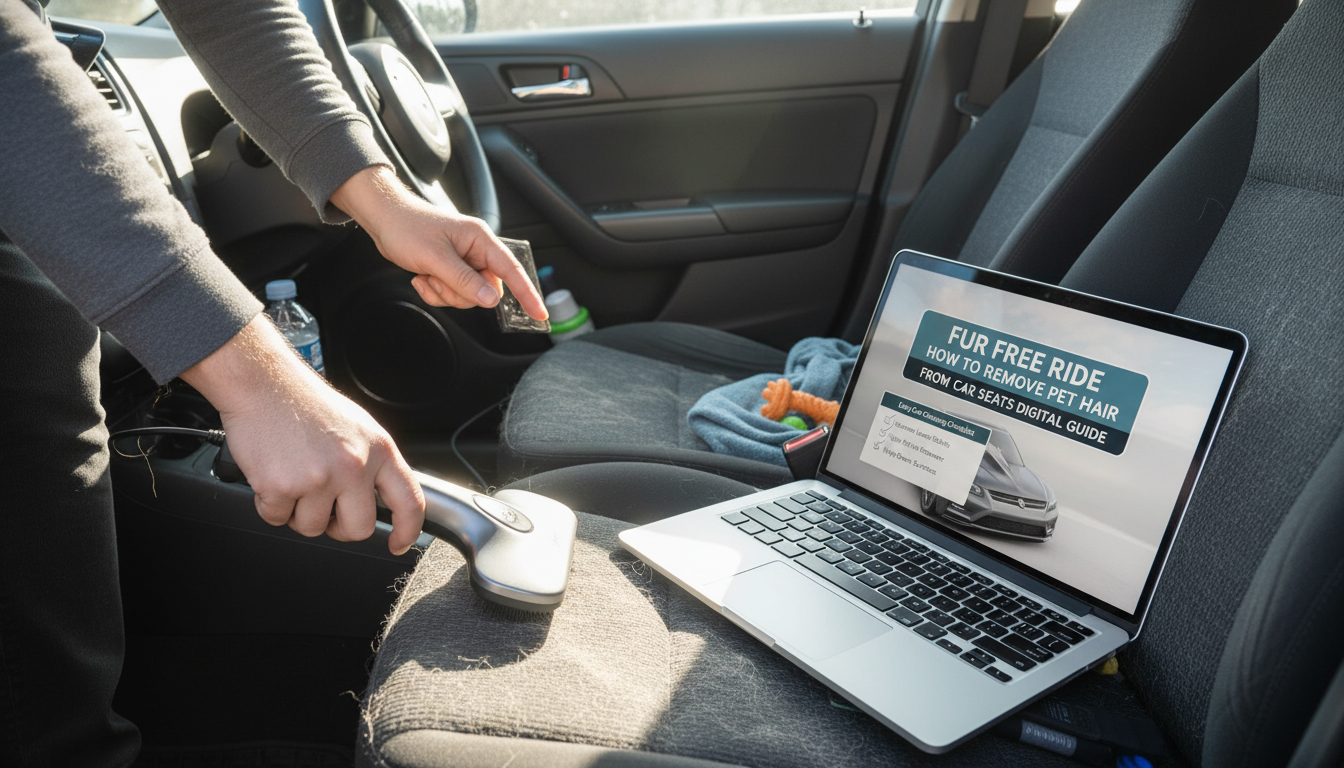 Remove Pet Hair From Car Seats Fast (10-Min Routine)