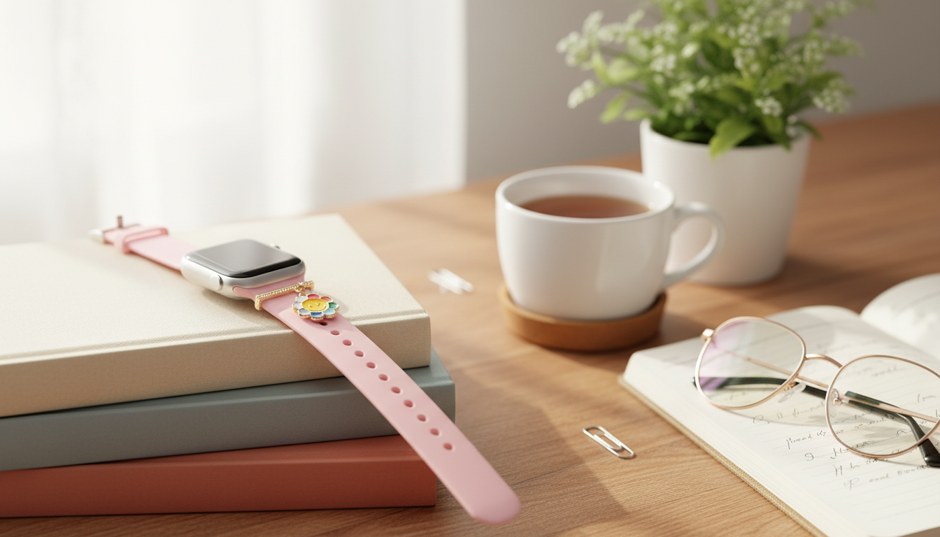 Sunflower Charm for Apple Watch Bands: Easy Style Upgrade