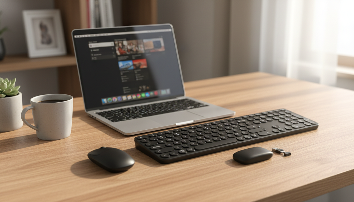 USB-C Wireless Keyboard & Mouse Combo for MacBook