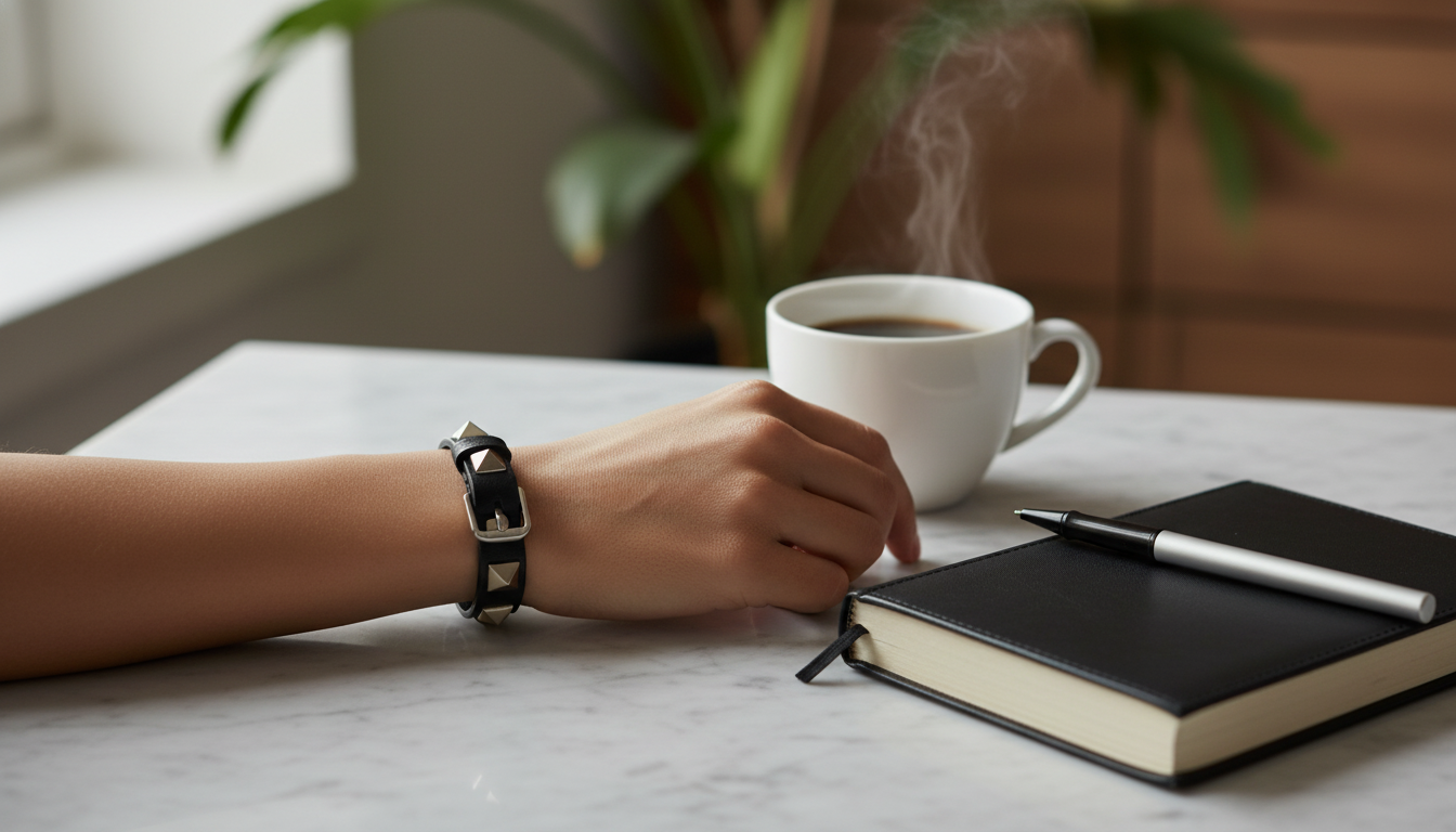 Valentino Rockstud Black Leather Bracelet: Fit & Style