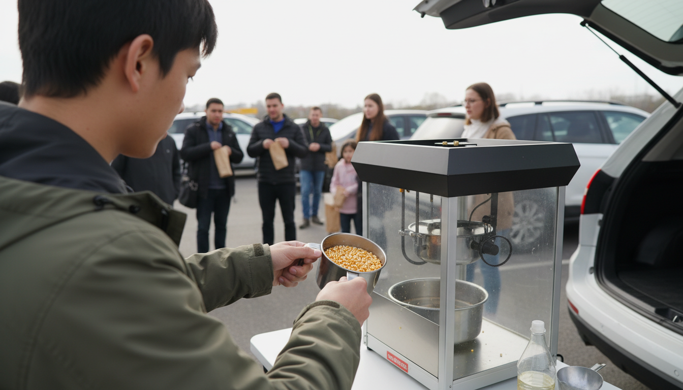 Popcorn Machine Kernel & Oil Amounts by Kettle Size