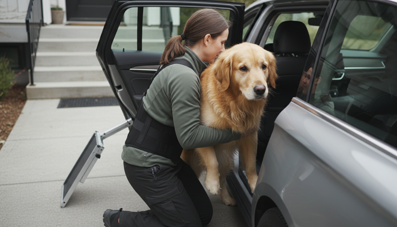 Carrying a Heavy Dog Up Stairs: Safe Lifting Tips