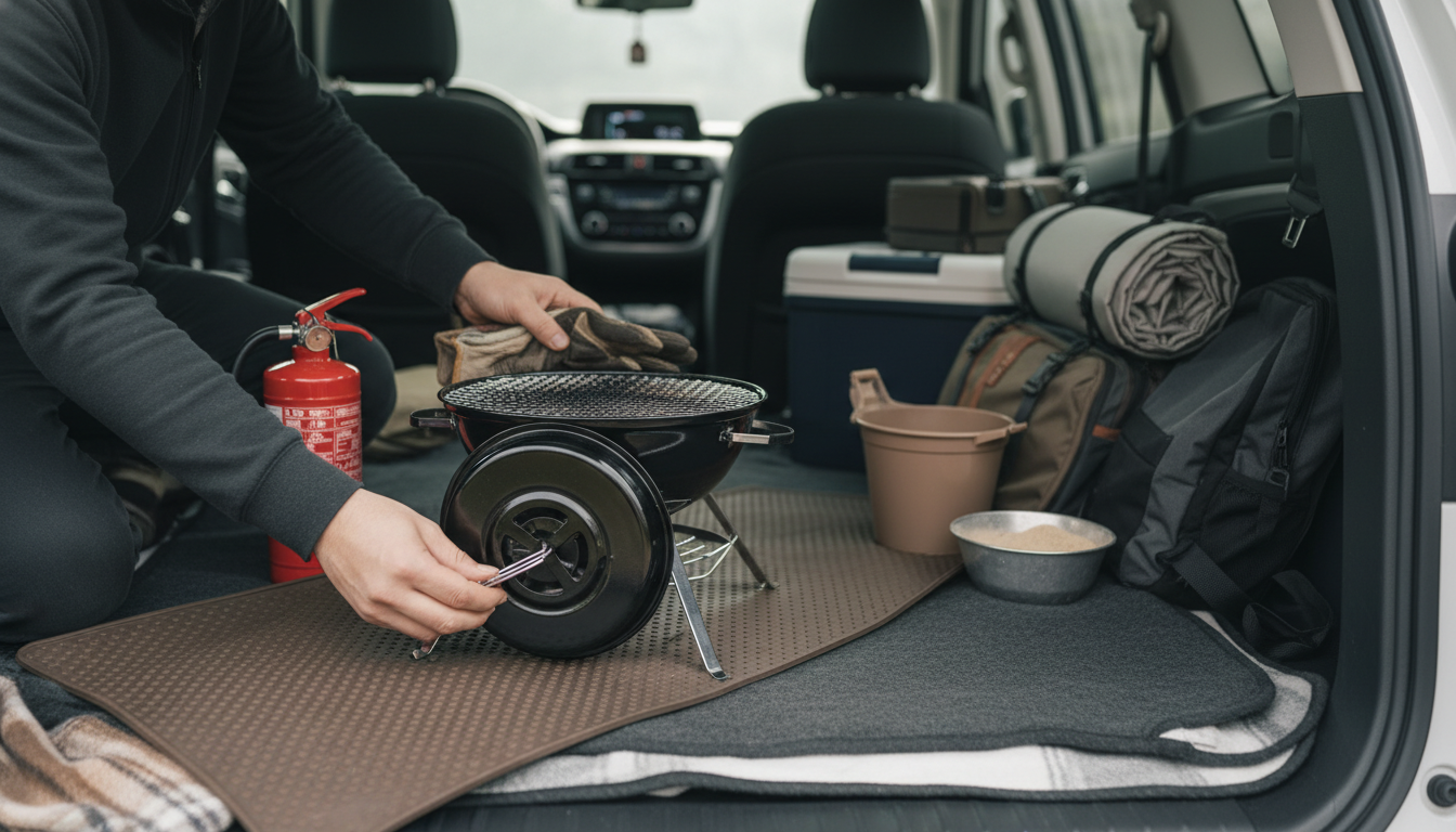 Portable Charcoal Grill Safety: Setup, Venting & Extinguish
