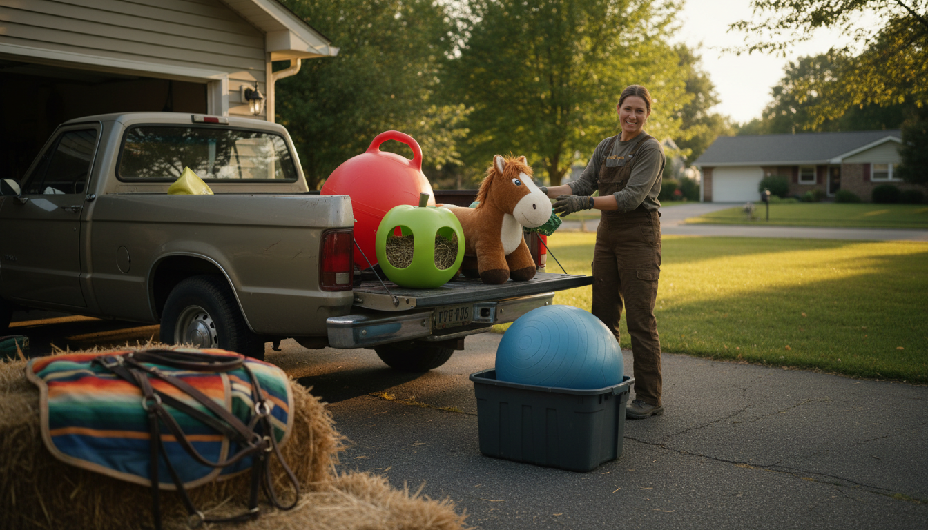 Horses’ Favorite Toys: Balls, Treat Puzzles & Plush Buddies