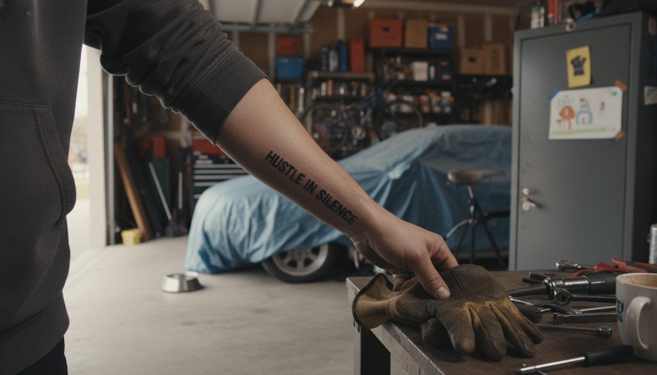 Hustle in Silence Tattoo Meaning: Mindset, Focus & Confidence