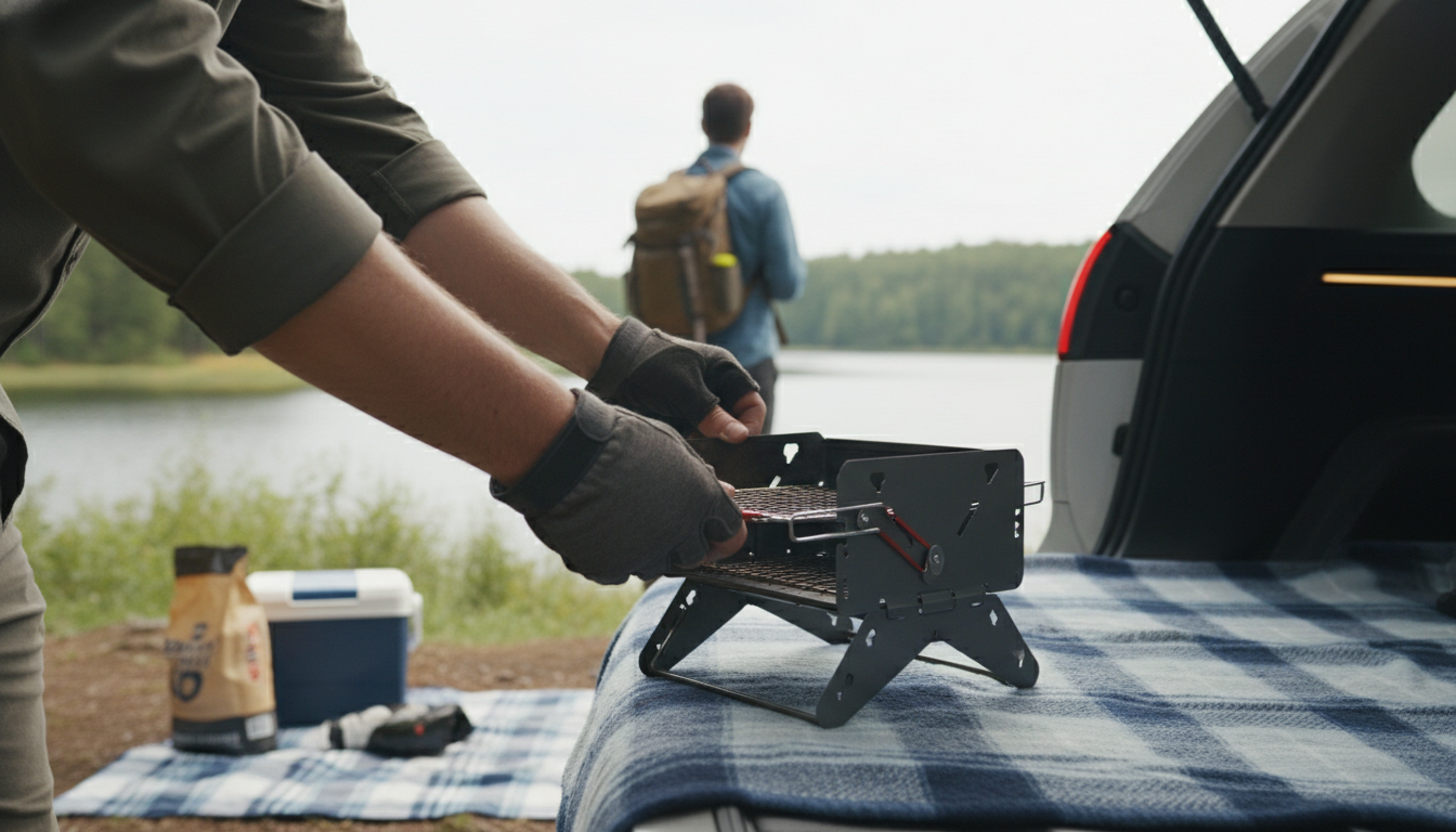 Best Small Portable Grill: Compact Folding Charcoal Pick
