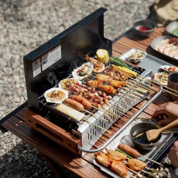 Compact Folding Charcoal Grill Guide for Camping & Parks